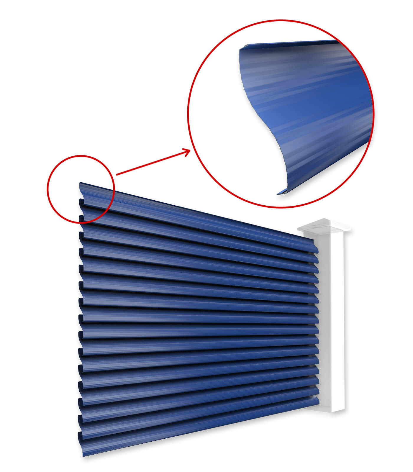 Ламели Еврожалюзи для забора-жалюзи в Кызылорде