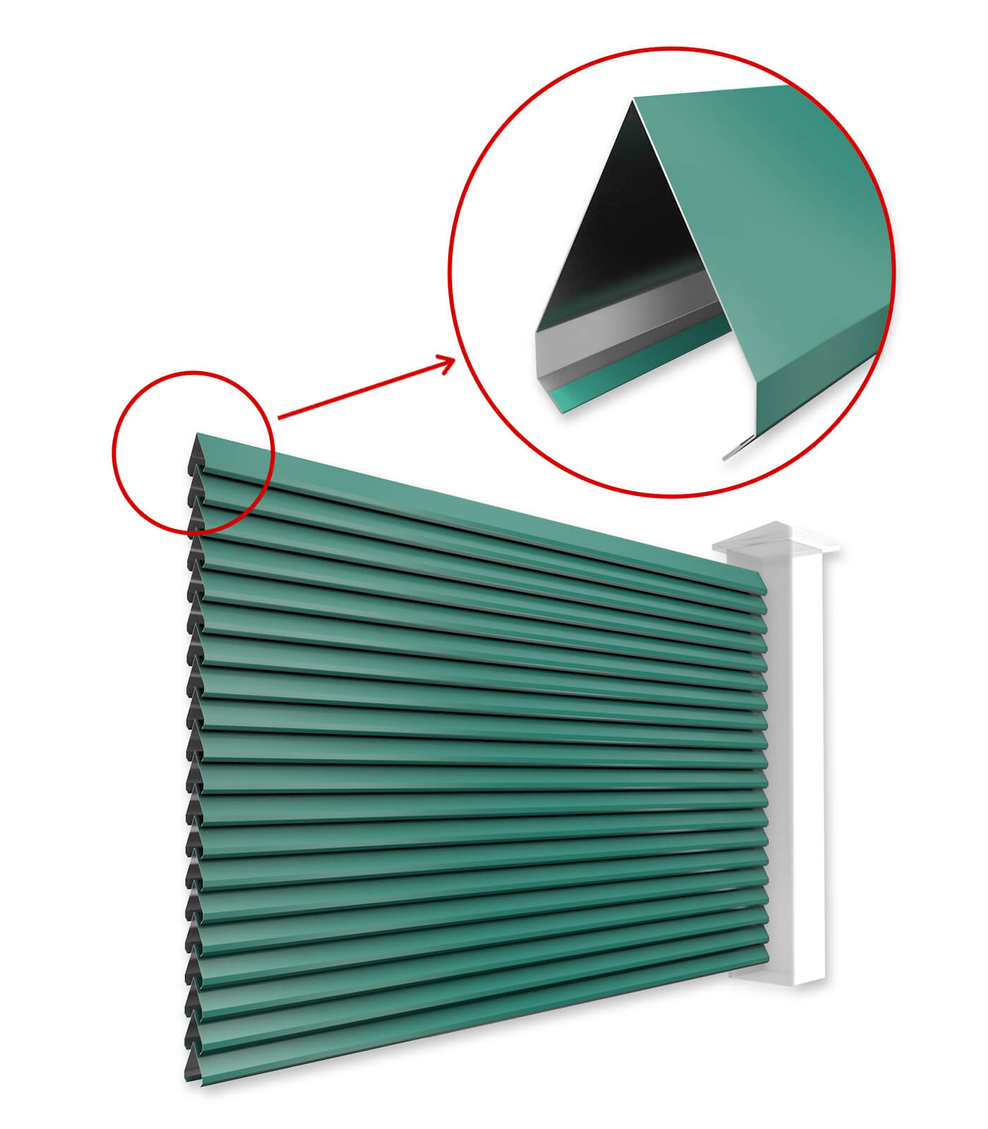 Ламели Реснички для двустороннего забора в Кызылорде